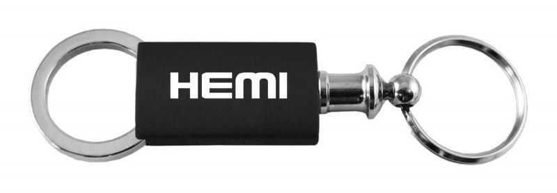 Black Hemi Valet Style Authentic Key Chain - Click Image to Close